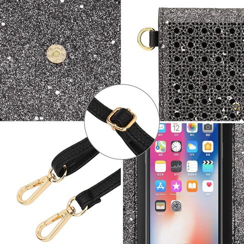 seOSTO Cell Phone Purse, Lightweight Small Wallet Purses And Handbags With 2 Shoulder Strap For Women in Saudi Arabia