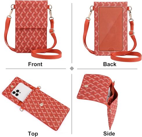 محفظة seOSTO للهاتف الخلوي، محافظ صغيرة خفيفة الوزن وحقائب يد مع حزامي كتف للنساء in Kuwait