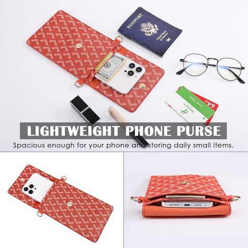 محفظة seOSTO للهاتف الخلوي، محافظ صغيرة خفيفة الوزن وحقائب يد مع حزامي كتف للنساء in Kuwait