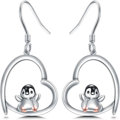 YFN Sterling Silver Animal Dangle Drop Earrings for Women Girls Dragon/Wolf/Fox/Sloth/Cat/Bat Earrings Jewelry Gifts Halloween Earrings Jewelry in Kuwait