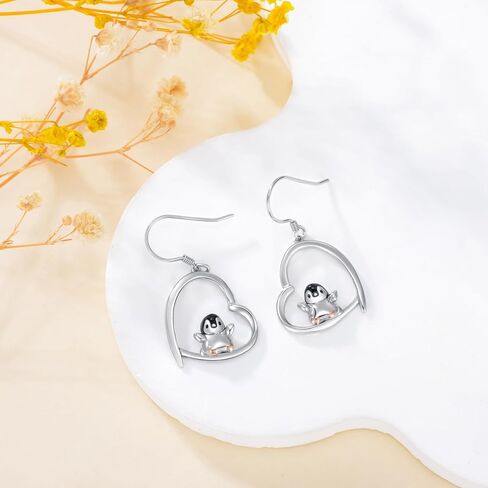 YFN Sterling Silver Animal Dangle Drop Earrings for Women Girls Dragon/Wolf/Fox/Sloth/Cat/Bat Earrings Jewelry Gifts Halloween Earrings Jewelry in Kuwait