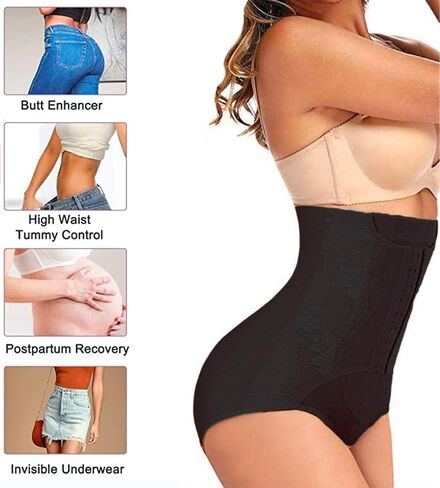 Womens Waist Cincher Body Shaper Trainer Girdle Faja Tummy Control Underwear Shapewear (Plus Size) in Saudi Arabia