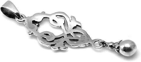 Silvershake 925 Sterling Silver Victorian Style Dangle Hook Earrings or Pendant with Necklace in Saudi Arabia
