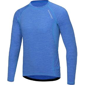 Men's Long Sleeve Cycling Jerseys Lightweight Quick Dry Stretch Shirts for Running Hiking