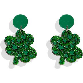 St Patricks Day Earrings Shamrock Earrings Green Earrings Irish Earrings St Patricks Day Shirt Accessories Irish Festival Gifts