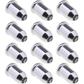 12pcs Guitar String Ferrules Guitar String Caps Mounting Buckle Through Body Ferrules Bushing for Electrical Guitar Musical Instruments Parts Gold