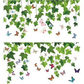 9 Sheets Hot Air Balloons Window Clings Garden Window Decals Glass Doors Window Anti-Collision Stickers for Home Supplies Shop Window Glass Display Decoration