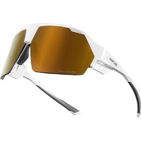 KAPVOE Polarized Cycling Sunglasses Sports Glasses UV400 Protection Men Women Bicycle Goggles