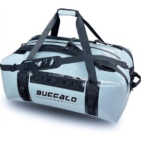 حقيبة كبيرة من القماش الخشن مقاومة للماء، حقائب دفل شديدة التحمل سعة 150 لتر للسفر، حقيبة كبيرة جافة وحقيبة قارب مقاومة للماء وحقيبة ظهر مضادة للماء للدراجات النارية والتخييم والتجديف in Kuwait