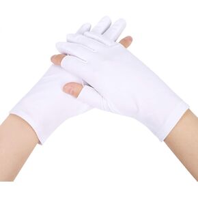 Unisex Summer Driving Gloves Non-Slip Breathable Cycling Gloves Sun Protection Fingerless Gloves Sunscreen Touchscreen Gloves