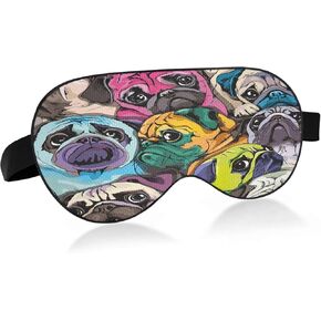 5 More Minutes Sleep Mask Light Blocking Eye Mask for Sleeping with Adjustable Strap Soft Lightweight Eye Cover Blindfold for Men Women Work Travel Naps
