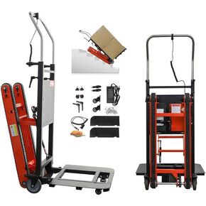 Electric Stair Climbing Dolly, 1200W Powered Electric Stair Climbing Hand Trucks Dolly Cart for Moving, 880lb Capacity Heavy Duty Stair Climber