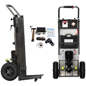 Electric Stair Climbing Dolly, 1200W Powered Electric Stair Climbing Hand Trucks Dolly Cart for Moving, 880lb Capacity Heavy Duty Stair Climber