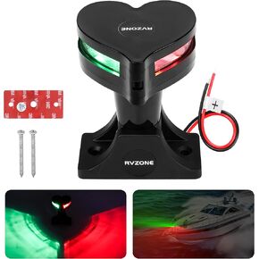 12-24V LED Boat Navigation Lights IP67 Waterproof Bow Lights for Boats Led USCG 2NM Marine Navigation Lights