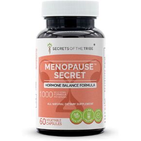 Secrets of the Tribe - Menopause Secret, Hormone Balance Formula, Herbal Supplement Blend (120 Capsules)