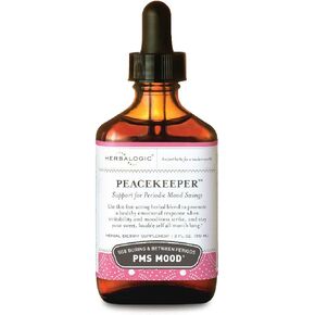 Peacekeeper Liquid Herb Drops - Reduces PMS Related Mood Swings - Based on The Traditional Chinese Formula Xiao Yao San with Added Herbs for Mood Support - Contains Turmeric - 4 Fl. Oz.