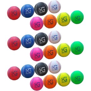 Macro Giant 9 Inch (Circum.) 2.8 Inch (Dia.) PU Foam Baseball, Beginner, Training Practice, Playground, Kids Ball