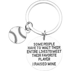 Sportybella - Baseball Charm Keychain, Baseball Jewelry, Baseball Gifts For Men and Boys