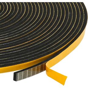 الطقس تجريد الباب ختم 1/2 "ث × 1/8" H لاصق الباب شريط عازل للصوت عالية المرونة رغوة ختم الشريط لإطار باب النافذة مكيف الهواء 32.8Ft in Kuwait