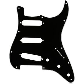 Fender Vintage-Style Pickguard, 60's Stratocaster, 11-Hole - Black 3-Ply