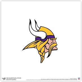 Trends International Gallery Pops NFL Minnesota Vikings - Primary Mark Wall Art Wall Poster, 12.00" x 12.00", Black Frame Version