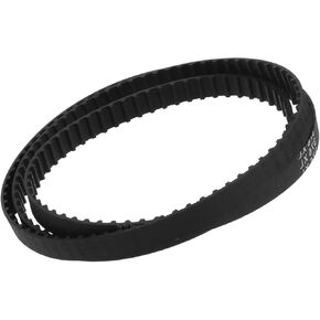 Heyiarbeit 130XL Rubber Timing Belt 5.08mm Pitch 10mm Width Industrial Timing Belt Synchronous Closed Loop Timing Belt for 3D Printers Black Tone 2pcs