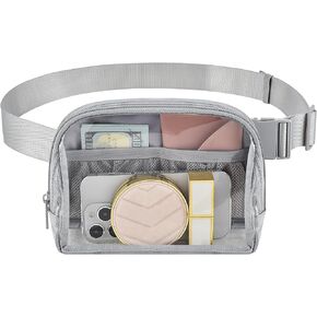 Clear Fanny Pack Waterproof，Clear Belt Bag for Women Men with Adjustable Strap，Fashion Waist Packs for Sport Concert Festival