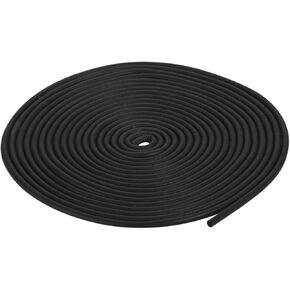 uxcell Foam Rubber Weather Seal Strip, 7mm(9/32") Diameter 7.5 Meters (24.61Ft) Long Round EPDM Rubber for DIY Gasket, Warehouse, Pads, Foam Tubing, Crafts