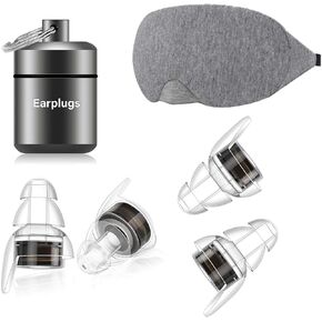 High Fidelity Earplugs for Concerts Musicians Motorcycles, Reusable Ear Plugs for Noise Reduction