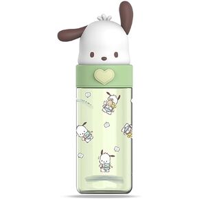 Kawaii Cartoon Water Bottle, 500ML Cute Anime Portable Drinking Bottle for Outdoor, Office, Travel, Birthday Gift
