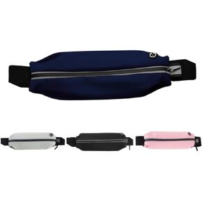 Running Belt for Men & Women - Secure Jogging Pouch for Phone, Keys & Essentials. Water Resistance (BLACK)