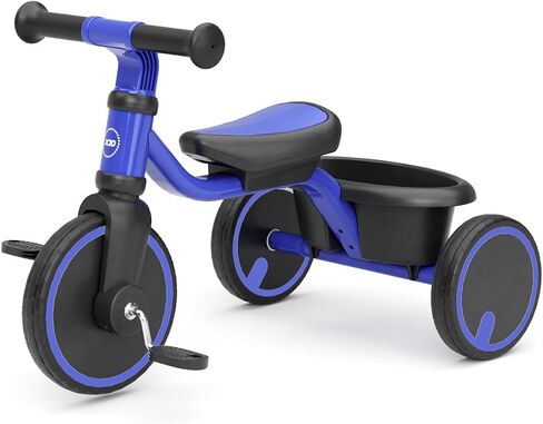 XJD Kids Tricycles for 1 to 3 Years Old, Toddler Tricycle Kids Trikes Tricycle for 2-3 Year Olds, Toddler Bike with PU Wheels, Adjustable Seat, Storage Basket, present Toys for Boy & Girl (Pink) in Saudi Arabia