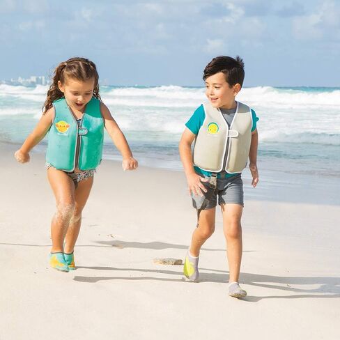 bblüv Näj Toddler Life Jacket - Neoprene Swim Vest for Boys and Girls, with Wetsuit Warmth, SPF Protection, and Removable Baby Swimming Float Pads in Saudi Arabia