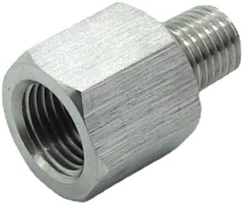 2 قطعة 1/8 "ذكر NPT إلى 1/16" أنثى NPT جلبة ماسورة من الفولاذ المقاوم للصدأ تركيب مقياس محول in Kuwait