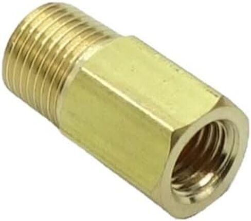 2 Pcs 1/8" Male NPT to 1/16" Female NPT Bushing Stainless Steel Pipe Fitting Gauge Adapter in Kuwait