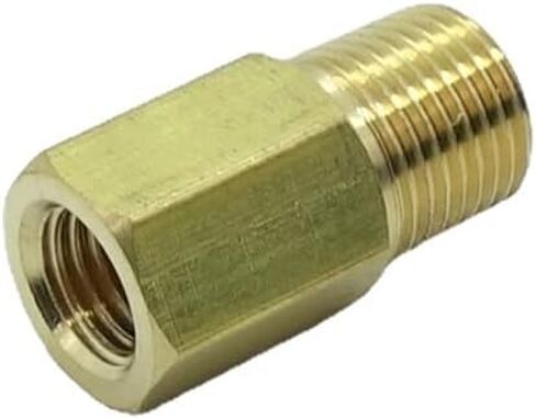 2 Pcs 1/8" Male NPT to 1/16" Female NPT Bushing Stainless Steel Pipe Fitting Gauge Adapter in Kuwait