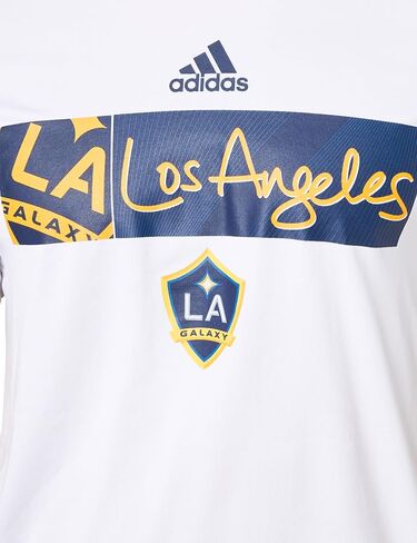 adidas Men's La Galaxy Short Sleeve Pre-Game T-Shirt in Saudi Arabia