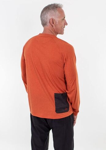 Club Ride Apparel Men's Payette Henley Long Sleeve Cycling Jersey in Saudi Arabia