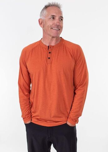 Club Ride Apparel Men's Payette Henley Long Sleeve Cycling Jersey in Saudi Arabia