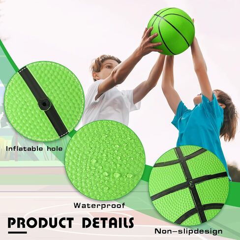 Leyndo 6 Pcs Basketballs Bulk Size 7, Rubber Basketballs for Teens 29.5'' Basketball Outdoor Indoor Adult Youth Official Basket Ball with Pump Set for Basketball Games Training in Saudi Arabia