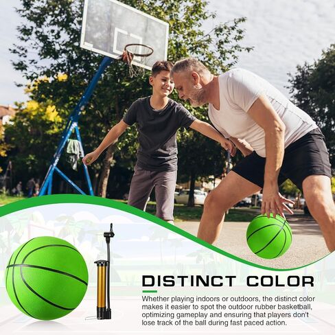 Leyndo 6 Pcs Basketballs Bulk Size 7, Rubber Basketballs for Teens 29.5'' Basketball Outdoor Indoor Adult Youth Official Basket Ball with Pump Set for Basketball Games Training in Saudi Arabia