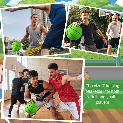Leyndo 6 Pcs Basketballs Bulk Size 7, Rubber Basketballs for Teens 29.5'' Basketball Outdoor Indoor Adult Youth Official Basket Ball with Pump Set for Basketball Games Training in Saudi Arabia