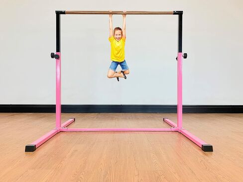 4FT/5FT Gymnastic Bar Set Gymnastics Horizontal Bar Gymnastics Kip Bar for Kids Home Use in Saudi Arabia