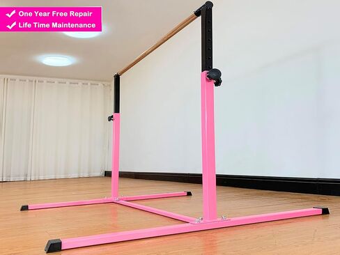 4FT/5FT Gymnastic Bar Set Gymnastics Horizontal Bar Gymnastics Kip Bar for Kids Home Use in Saudi Arabia