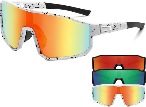 Youth Baseball Sunglasses Polarized Uv 400 Cycling Glasses Cool Sports Softball Sunglasses for Men in Saudi Arabia