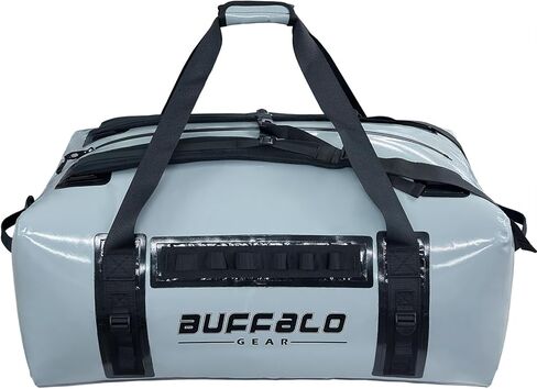 حقيبة كبيرة من القماش الخشن مقاومة للماء، حقائب دفل شديدة التحمل سعة 150 لتر للسفر، حقيبة كبيرة جافة وحقيبة قارب مقاومة للماء وحقيبة ظهر مضادة للماء للدراجات النارية والتخييم والتجديف in Kuwait