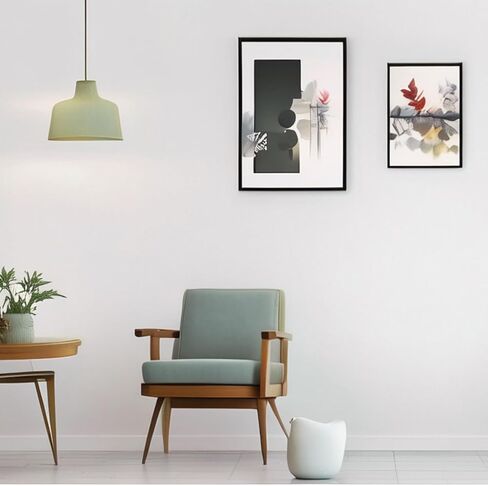 إطار صورة خشبي مقاس 8 × 10 من خشب البلوط مكون من 4 قطع إطار صور خشبي بلون الخشب الطبيعي مع زجاج شبكي للتركيب على الحائط أو عرض الطاولة in Kuwait