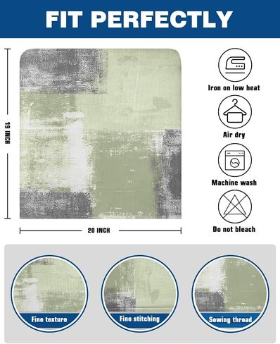 4 Packs Black Grey Painted Dining Chair Back Cover, Decorative Kitchen Dinner Chair Seat Covers Washable Chair Slip Covers,Slipcovers Protect for Dinning Room Abstract Contemporary Smear Graffiti Art in Saudi Arabia