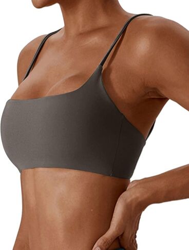 حمالات صدر رياضية للنساء من Comper حمالات صدر رياضية بدون سلك Racerback حمالات صدر مثيرة رفيعة وحمالات صدر رياضية لليوجا مع وسادات قابلة للإزالة in Saudi Arabia
