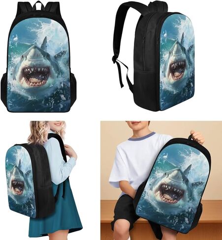 Cool Horse Bookbag Set for School Girls Elementary Kindergarten Backpack for Boys with Lunch Box Pencil Case 3 Pcs Set 1st 2nd 3rd Grade School Backpack Set Lightweight Schoolbag in Saudi Arabia
